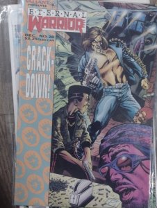 ETERNAL WARRIOR  # 28  1994 VALIANT  crack down
