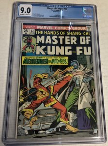 Master Of Kung Fu (1975) # 33 ( CGC 9.0 ) Mark Jewellers Insert