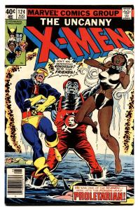 UNCANNY X-MEN #124 comic book 1979-MARVEL COMICS-PROLETARIAN ISSUE VF-