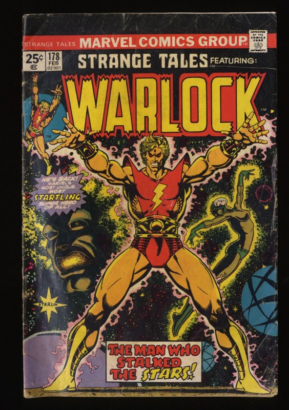 Strange Tales #178 VG 4.0 Adam Warlock 1st Magus!