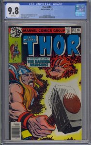 THOR #281 CGC 9.8 KEITH POLLARD WHITE PAGES 002