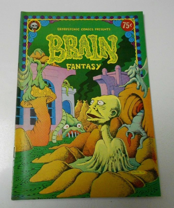 1972 BRAIN FANTASY #1 FVF 7.0 1st/Only Last Gasp - Shubb Inwood Metzger
