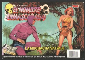 EL Hombre Enmascarado #64 1988-Colosus-Magazine format-Color interior-Spanish...