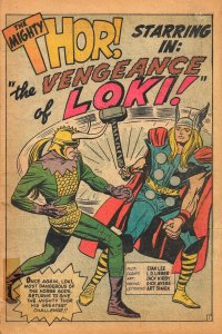 Classic Jack Kirby! JOURNEY INTO MYSTERY #88 (Jan1963) 1.5FR/GD  THOR vs. LOKI !