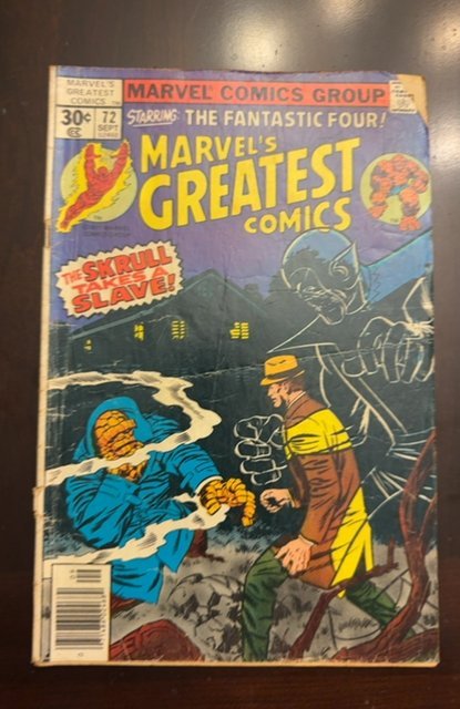 Marvel's Greatest Comics #72 (1977) Fantastic Four 