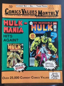 Comics Values Monthly #70 - Incredible Hulk cover (Direct Edition) (damaged)