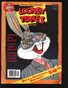 Looney Tunes Magazine #2 1989-DC-Bugs Bunny 50th Birthday cover by Greg Theak...