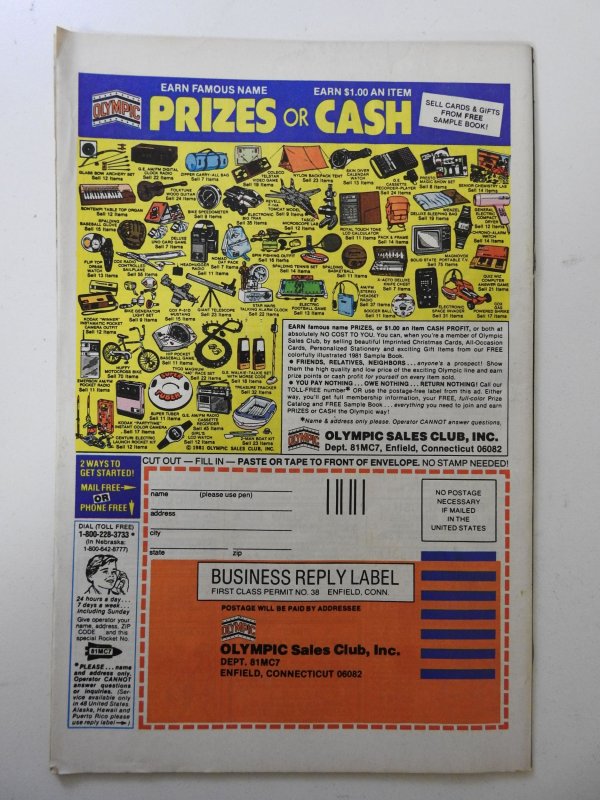 The Amazing Spider-Man #221 (1981) VG Condition moisture stain