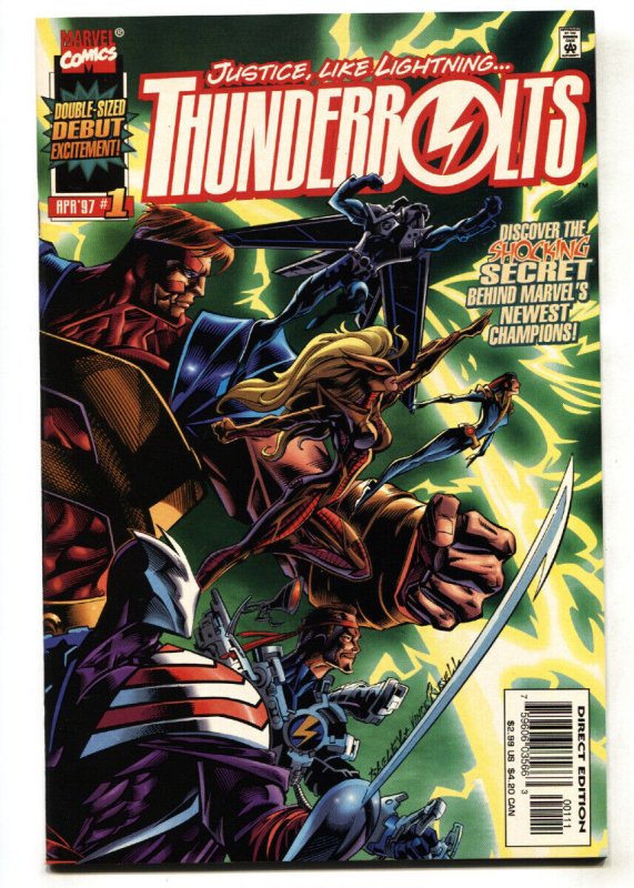 Thunderbolts #1 1997 First issue comic book Marvel-NM-