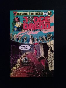 Judge Dredd the Judge Child Quest #3  EAGLE Comics 1984 VF+ 