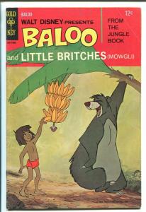 BALOO AND LITTLE BRITCHES #1 1968-GOLD KEY-WALT DISNEY-THE JUNGLE BOOK-fn minus