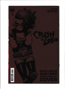 CRUSH & LOBO #01 (2021) DAN HIPP | TEAM VARIANT | VIRGIN FOIL COVER