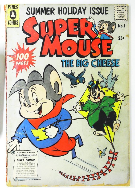 Supermouse: The Big Cheese #1, Good+ (Actual scan)