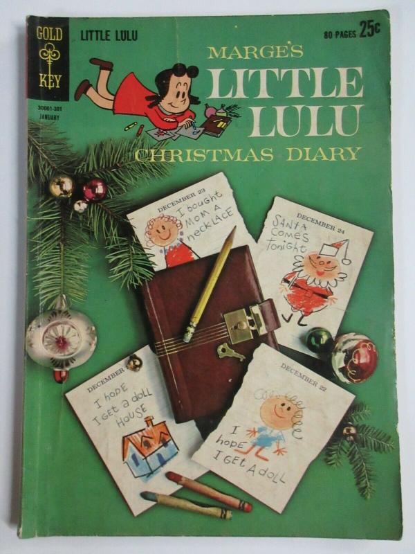 LITTLE LULU #166 (Gold Key, 1/1963) VERY GOOD (VG) GIANT SIZE CHRISTMAS DIARY 