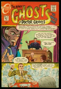 THE MANY GHOSTS OF DOCTOR GRAVES #16 1969-CHARLTON COMICS-DITKO ART- FN