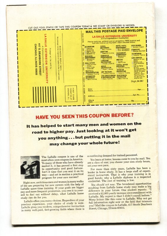 Frankenstein #7  1973 - Marvel  -VF - Comic Book