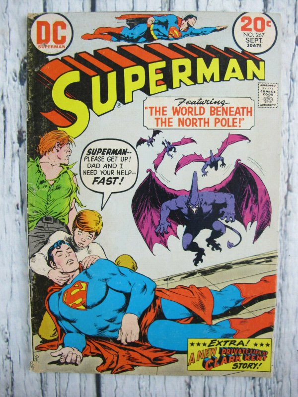 Superman #267 DC Comic Bronze Age 1973 FN