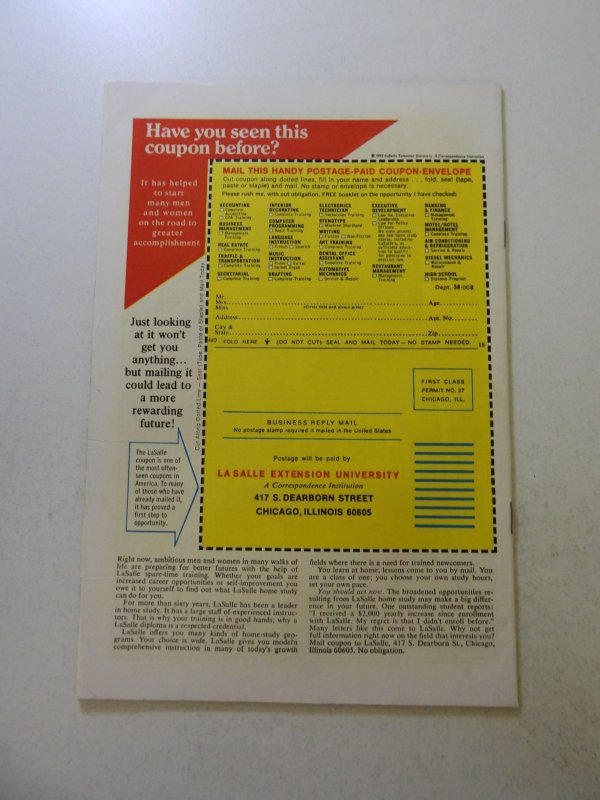 Supernatural Thrillers #10 (1974) FN/VF condition