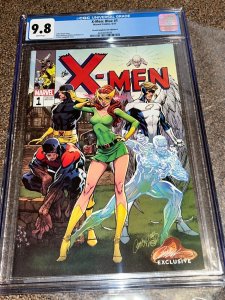 X-Men Blue 1, J Scott Campbell Variant Cover B, CGC Graded 9.8
