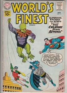 World's Finest #116 (Mar-60) FN+ Mid-High-Grade Superman, Batman, Robin