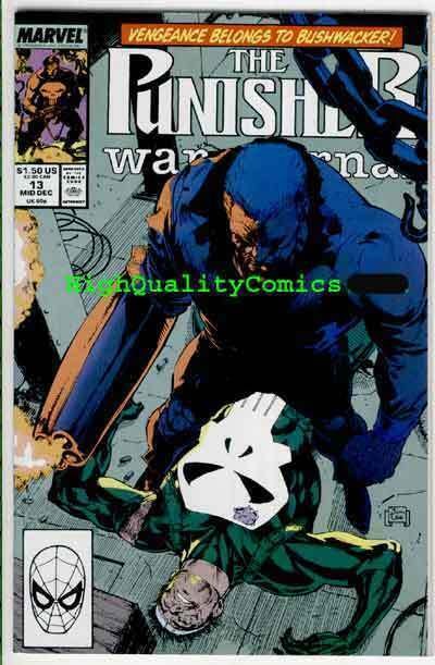 PUNISHER WAR JOURNAL #13, NM+, Jim Lee, Bushwacker, more PWJ in store