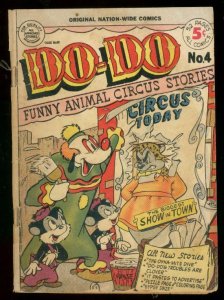 DO-DO COMICS #4 1951-FUNNY ANIMALS-DIGEST SIZE ISSUE G/VG