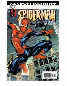 Marvel Knights Spider-Man #1 (2004) nm- 9.2 Signed By Artist on Cover w/COA