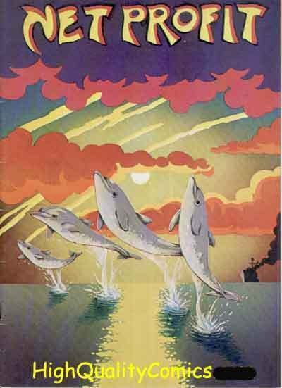 NET PROFIT #1, FN, Underground, 1974, 1st, Save Dolphins/whales