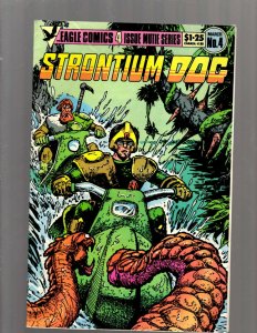 Lot Of 8 Eagle Comic Books 2000 AD Monthly 1 2 1 2 3 4 5 + Strontium Dog 4 SB5