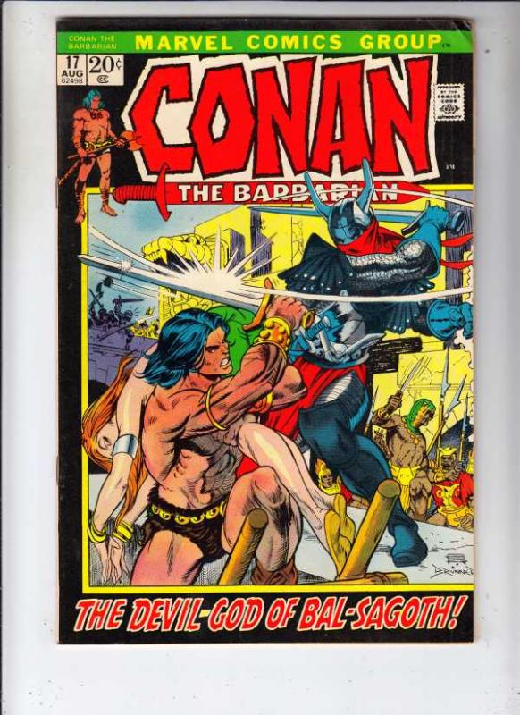 Conan the Barbarian 17 & 18 set #17 (Aug-72) VG/FN Mid-Grade Conan the Barbarian