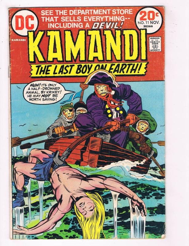 Kamandi The Last Boy On Earth #11 VG DC Comics Comic Book Nov 1973 DE38 AD11