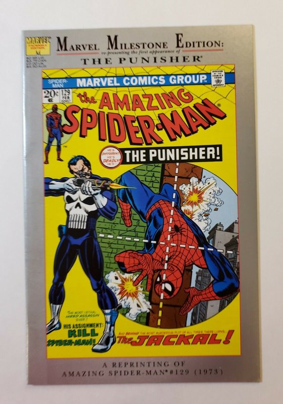 Marvel Milestone Edition: Amazing Spider-man #129 First Punisher 1992 FN/VF