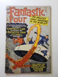 Fantastic Four #3 (1962) FR/GD Condition FF don costumes! see desc