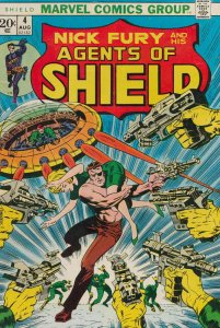 SHIELD #4 VG ; Marvel | low grade comic Steranko Nick Fury And His Agents of S.H