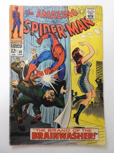 The Amazing Spider-Man #59 (1968) VG Cover detached at top staple