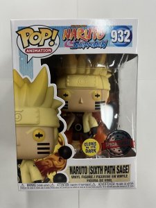 Funko Pop! Naruto Shippuden Naruto Sixth Path Sage Glows in the Dark Special ...