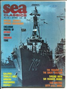 Sea Classics 9/1970-Challenge-Sir Francis Drake-Jap Cruiserst-VF