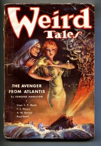 Weird Tales July 1935- Brundage cover- Avenger from Atlantis-Pulp Magazine