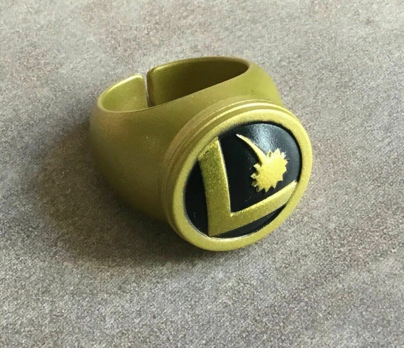 Legion Of Super-Heroes 1:100 Platinum Colored Ring 2019 DC + Gold FREE SHIPPING!