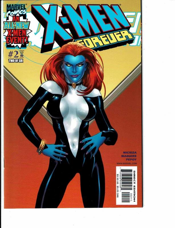 6 X-Men Forever Marvel Comic Books # 1 2 3 4 5 6 X-Men Iceman Juggernaut TW40