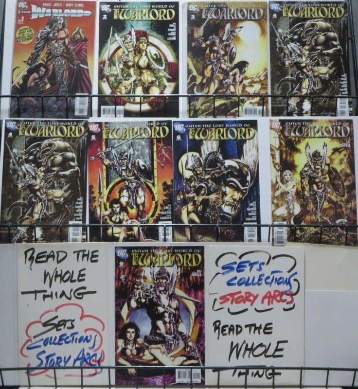 WARLORD MODERN MINI-LOT! 8 ISSUES! Travis Morgan in the 2000s! Mike Grell!