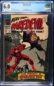 Daredevil #20 1966 Marvel Comics CGC 6.0 Owl Appearance Stan Lee