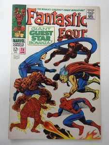 Fantastic Four #73 (1968) VG+ Condition ink on fc