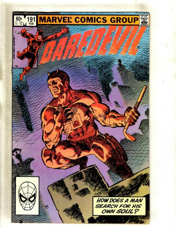 Daredevil # 191 VF/NM Marvel Comic Book Frank Miller Elektra Bullseye Hand HY1