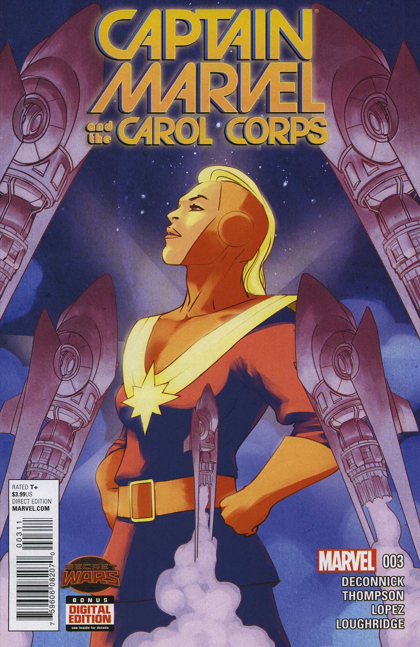Captain Marvel And the Carol Corps #3 VF/NM ; Marvel | Secret Wars | Comic  Books - Modern Age, Marvel, Captain Marvel, Superhero / HipComic