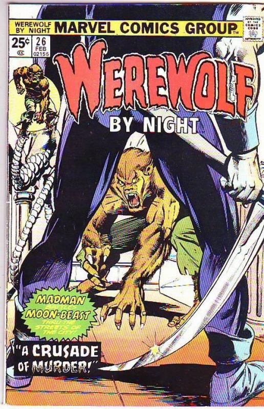 Werewolf by Night #26 (Feb-75) FN+ Mid-Grade Werewolf