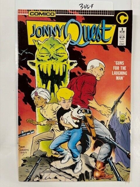 Jonny Quest #3 Comico August  1986 Dave Stevens cover glossy Very Good-Fine