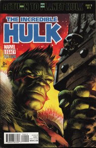 Incredible Hulk #709 Second Print Cover (2017) Hulk