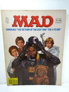 MAD Magazine Oct 1983 #242 Star Wars Return Of The Jedi Mr T The A Team Parody 