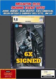 SUPERMAN SPIDER-MAN #1 CGC SS JIMENEZ/MURPHY/ORTEGA/SANDOVAL/DELL'OTTO/LEE PRE